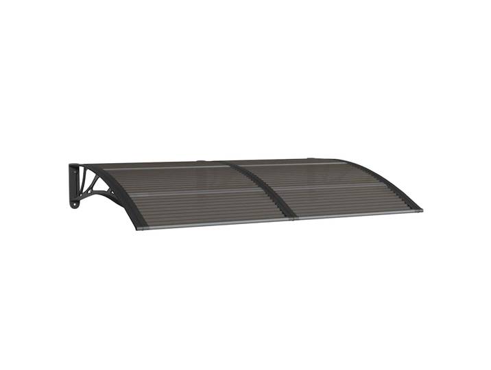 Auvent de porte noir en Polycarbonate, 150x100 cm, pour jardin extérieur, balcon, fenêtre, auvents, décoration de Patio
