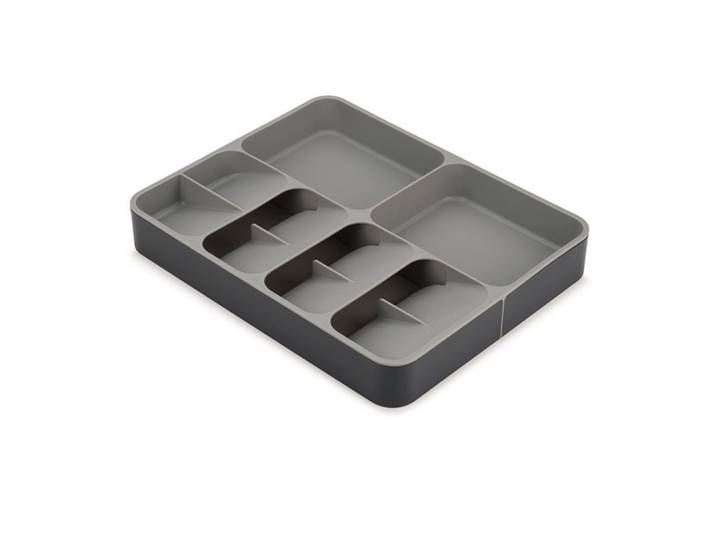 Besteckeinsatz Joseph Joseph DrawerStore Grau Kunststoff 39.5 cm 5.5 cm - Material: Polypropylen