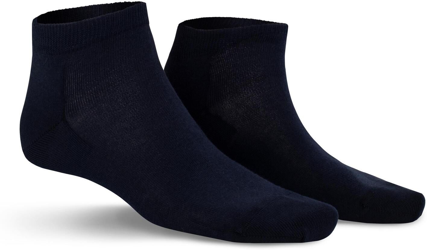 Sneakersocken KUNERT "RICHARD", Herren, Gr. 39-42, blau (navy), Baumwollmischung, normal, Socken Sneakersocken, druckfreier Komfortbund, sportlicher Look