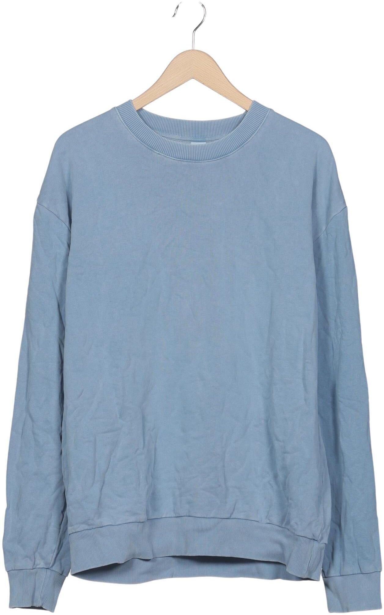 Kauf dich glucklich Herren Sweater, Hellblau, Gr. L, Baumwolle - Second Hand