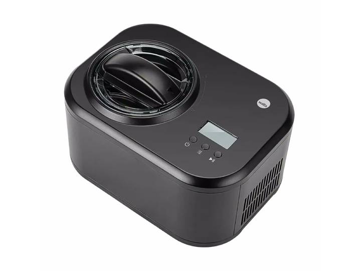 Wilfa Ice Cream and Yoghurt Maker Vanilla 3-in-1 Black Eismaschine – Glacemaschine/Eismaschine – schwarz
