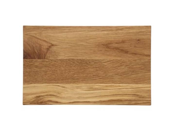 10x HOFMEISTER® Frühstücksbrett Premium Eichenholz 24 × 15 × 2 cm – massiv, schont Klingen (1 Stück)