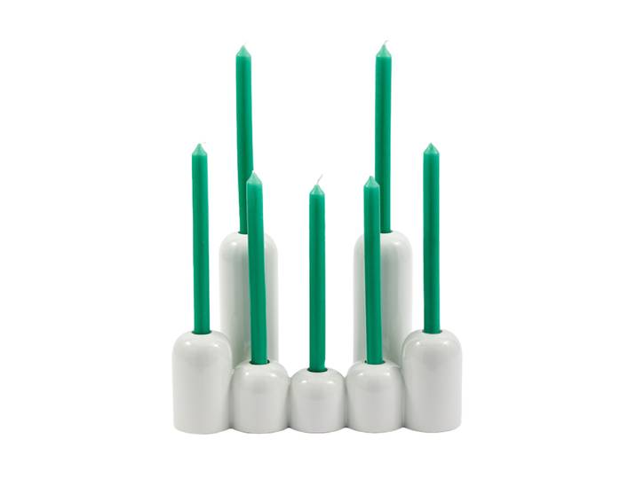 Design Kerzenhalter „Happy Days“ Keramik Weiss Pols Potten
