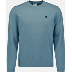 Strickpullover Melange Blau M