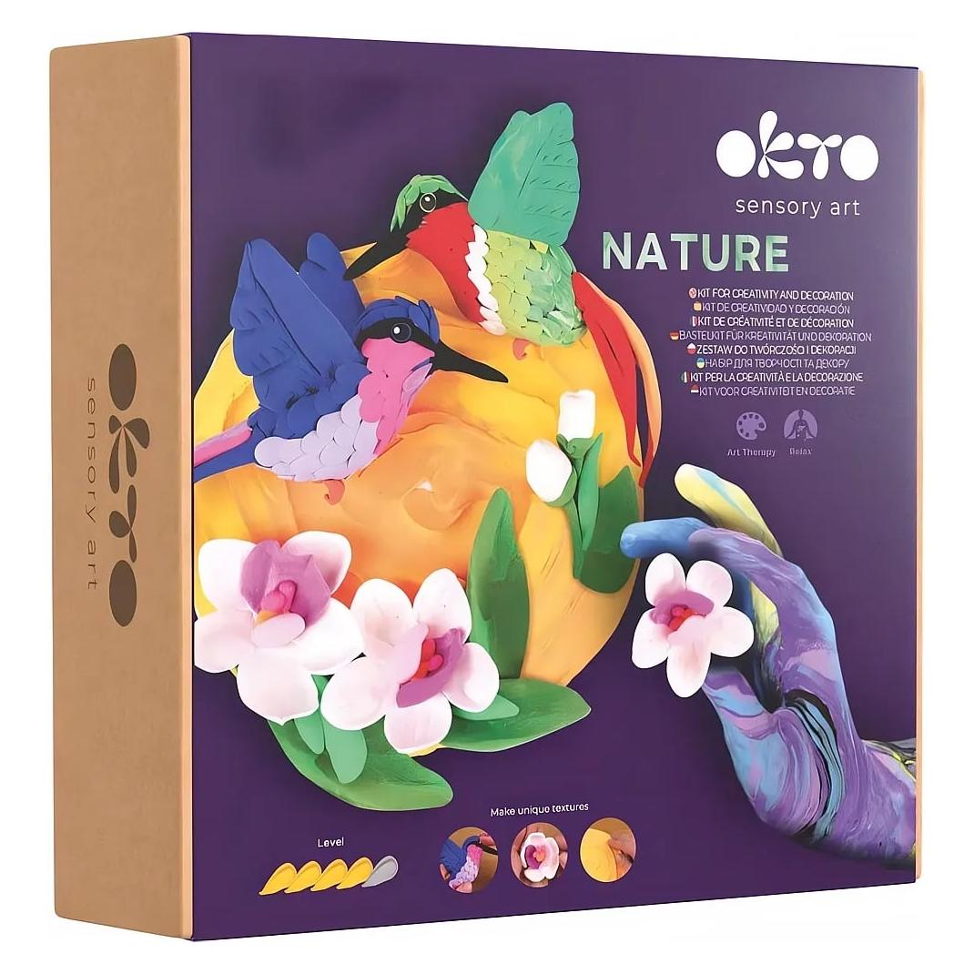 Okto 3D Gemälde Natur 'Kolibri' auf Staffelei (20043)