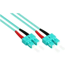 Varia SO-33123 - Patchkabel LWL Duplex OM3 (Multimode, 50125) SCSC, LSZH, 15m (15 m), Netzwerkkabel