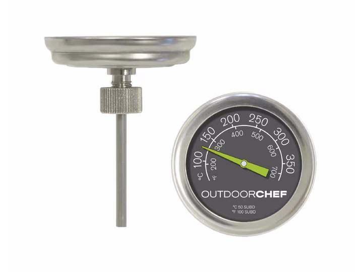 OUTDOORCHEF Thermometer – Holzkohle/Briketts/Grill Anzünder