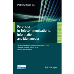 Forensics in Telecommunications, Information and Multimedia, Fachbücher
