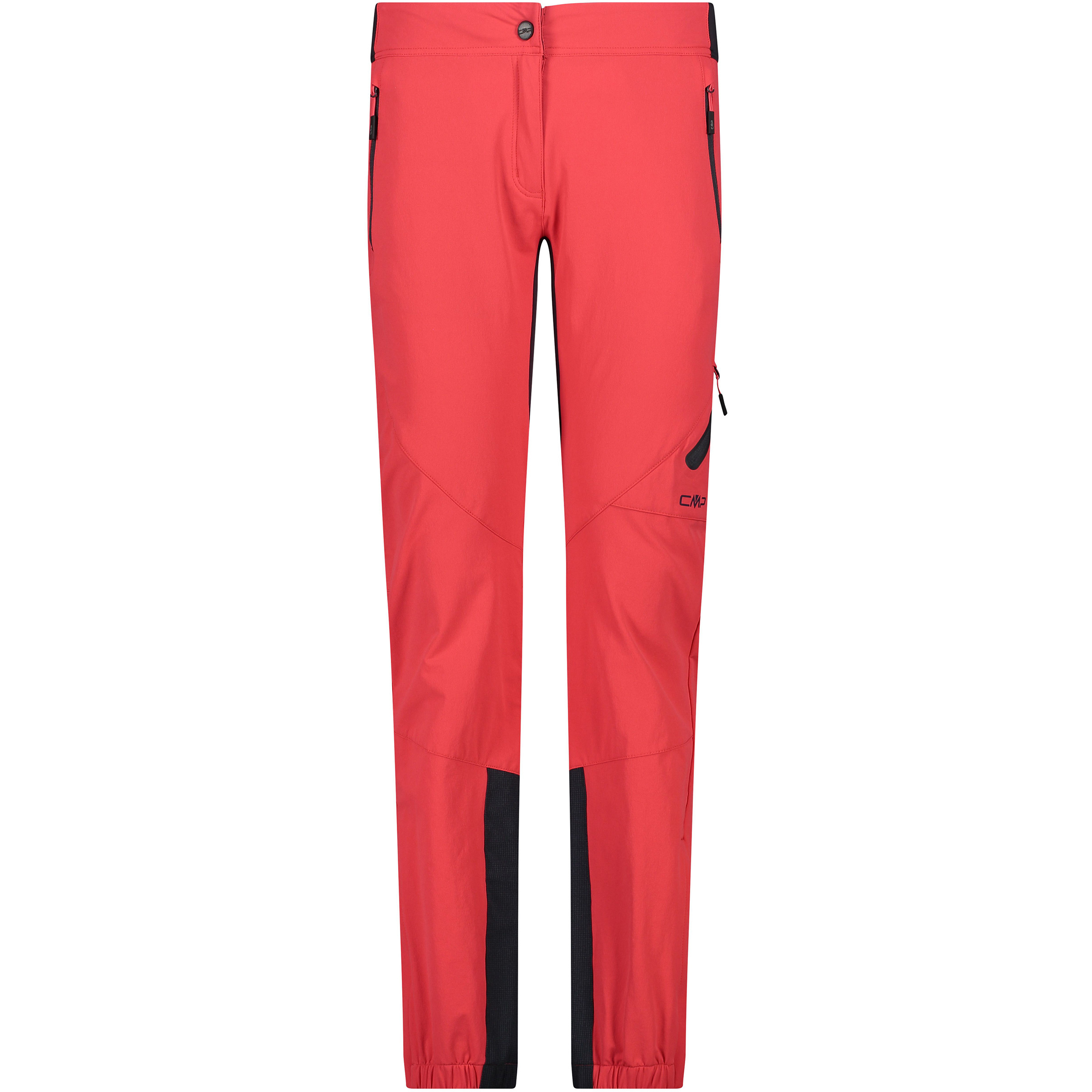 CMP Ripstop Hose Damen Skitourenhose orange Größe L Trekking Elastisch Wasserabweisend