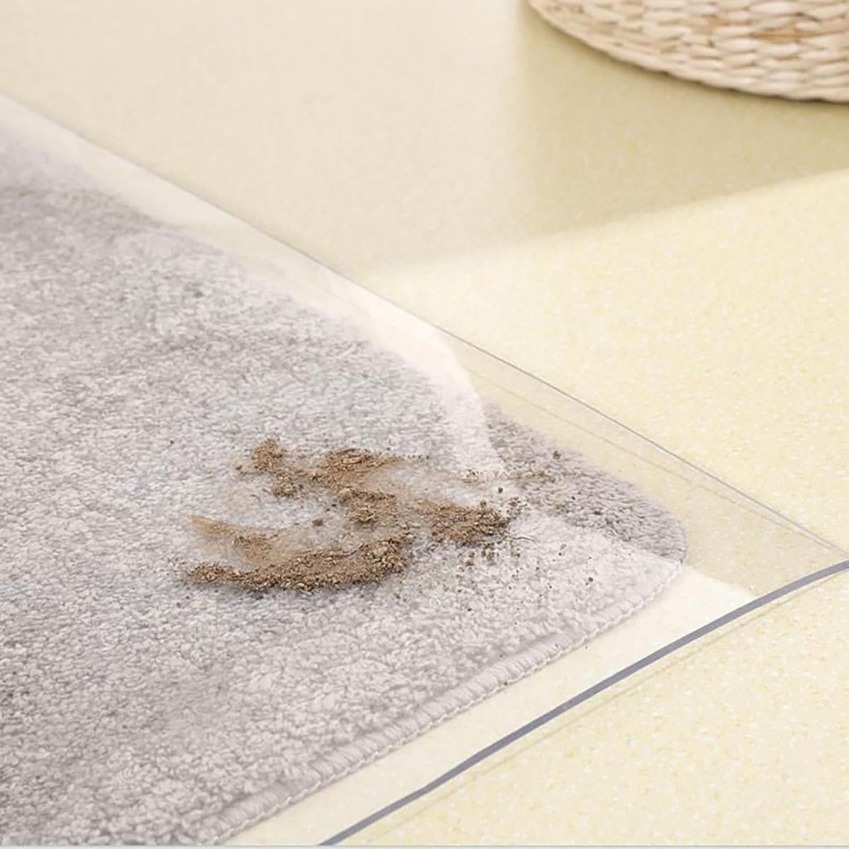 Merkloze Heavy Duty PVC Bureaustoel Mat Vloerbeschermer Transparant 150 x 200 cm