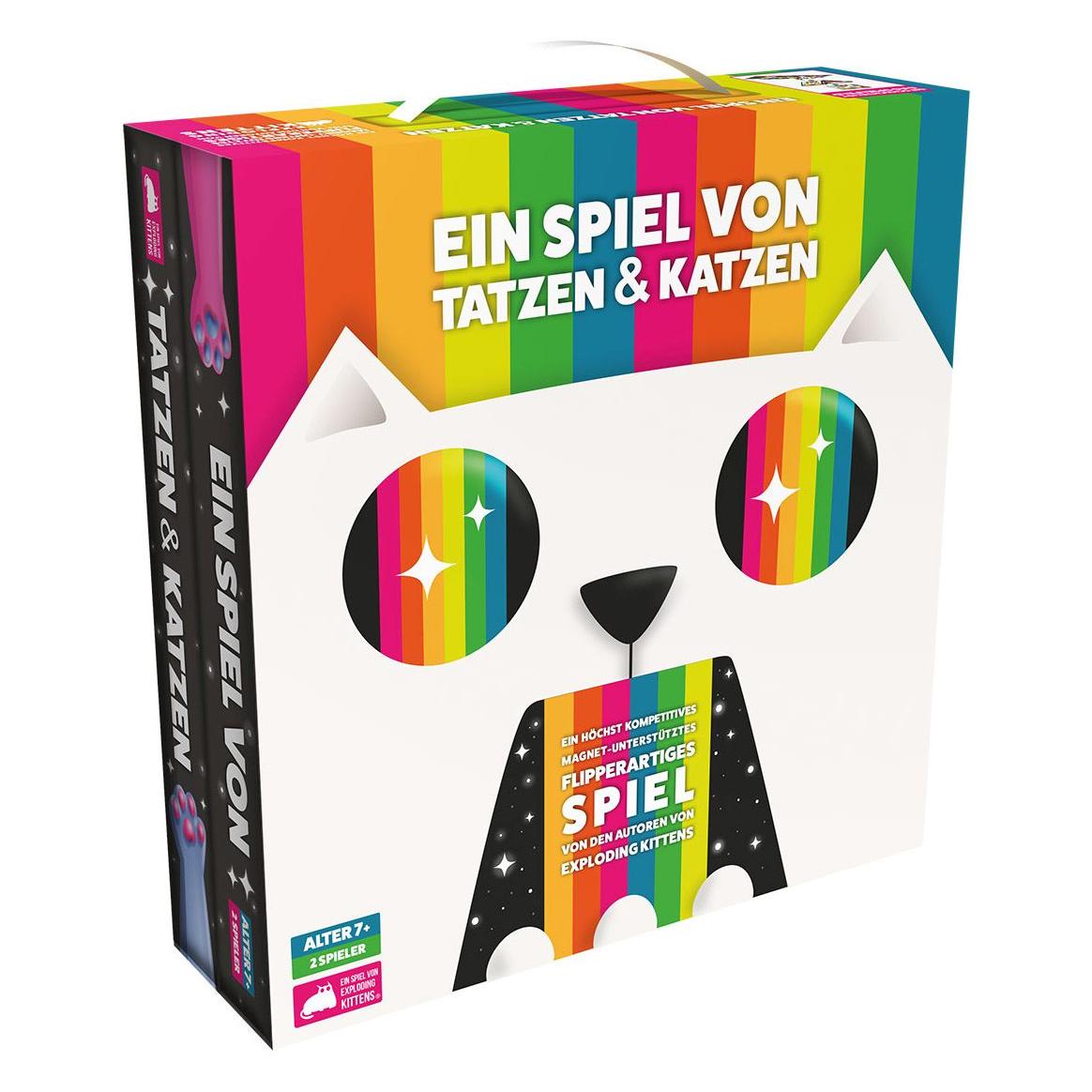 Asmodée EXKD0004 - Ein Spiel von Tatzen & Katzen - Figurenspiel, für 2 Spieler, ab 7 Jahren (DE-Aus (Deutsch, 2 Spieler) (EXKD0004)