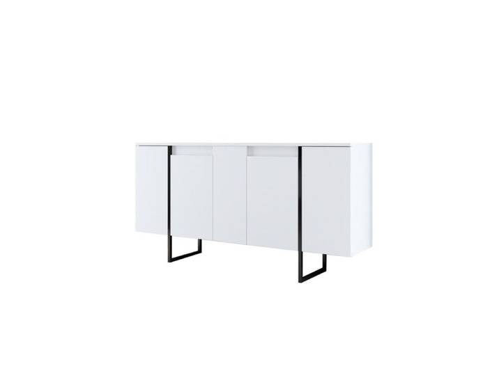 Buffet en bois  Luxe  - 160 x 35 x 80 cm - Blanc
