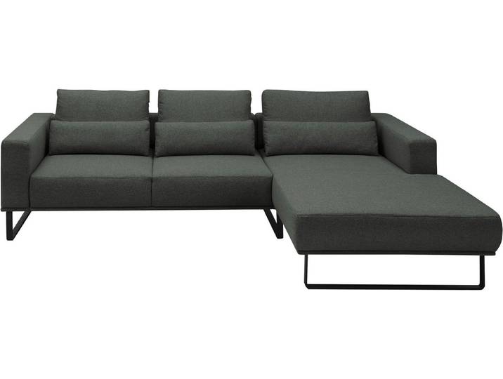 Musterring Ecksofa JustB! PM100, Großzügige 292 cm Breite, schwarze Metallkufen -erhältlich in 6 Farben