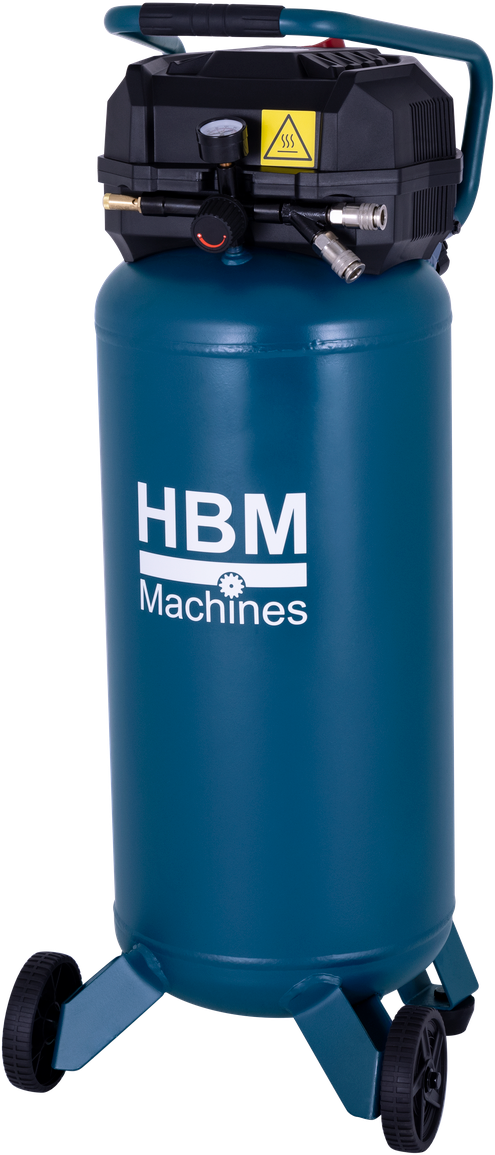 HBM compresseur vertical sans huile, 50 litres, 10 bar, 2 CV