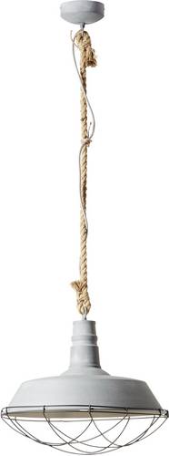 Brilliant Rope 93614/70 Pendelleuchte LED E27 60W Beton-Grau