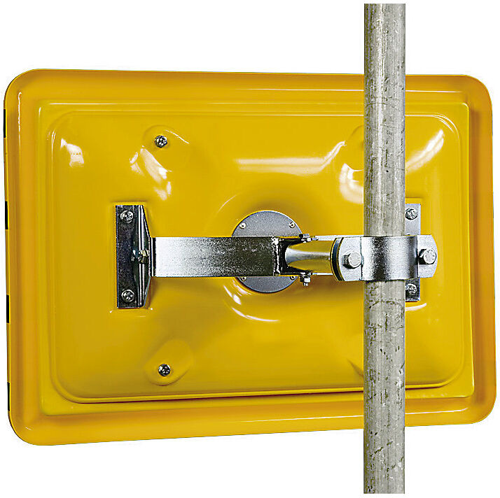 Pfostenmontage-Adapter, mit Schelle für Rohr-Ø 50 - 85 mm, horizontal und vertikal einstellbar Dan-MIRROR