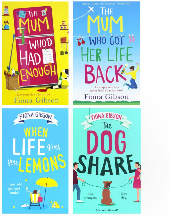 Avon Fiona Gibson 4 Book Set – The Mum Who Had Enough, The Dog Share & More Feel-Good Fiction Collection