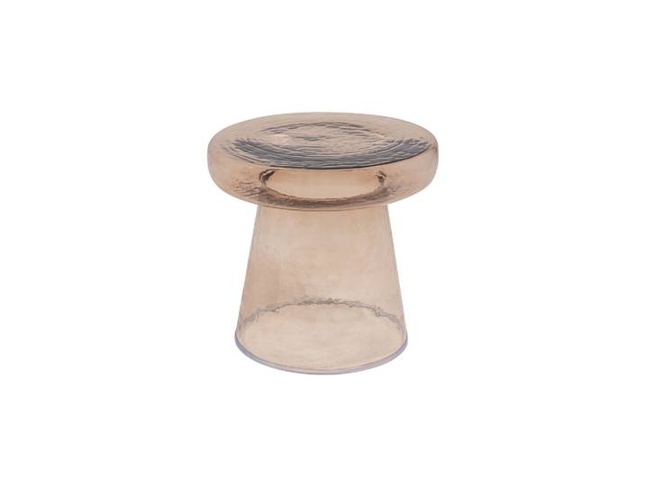 Table d'appoint en verre brun Loma