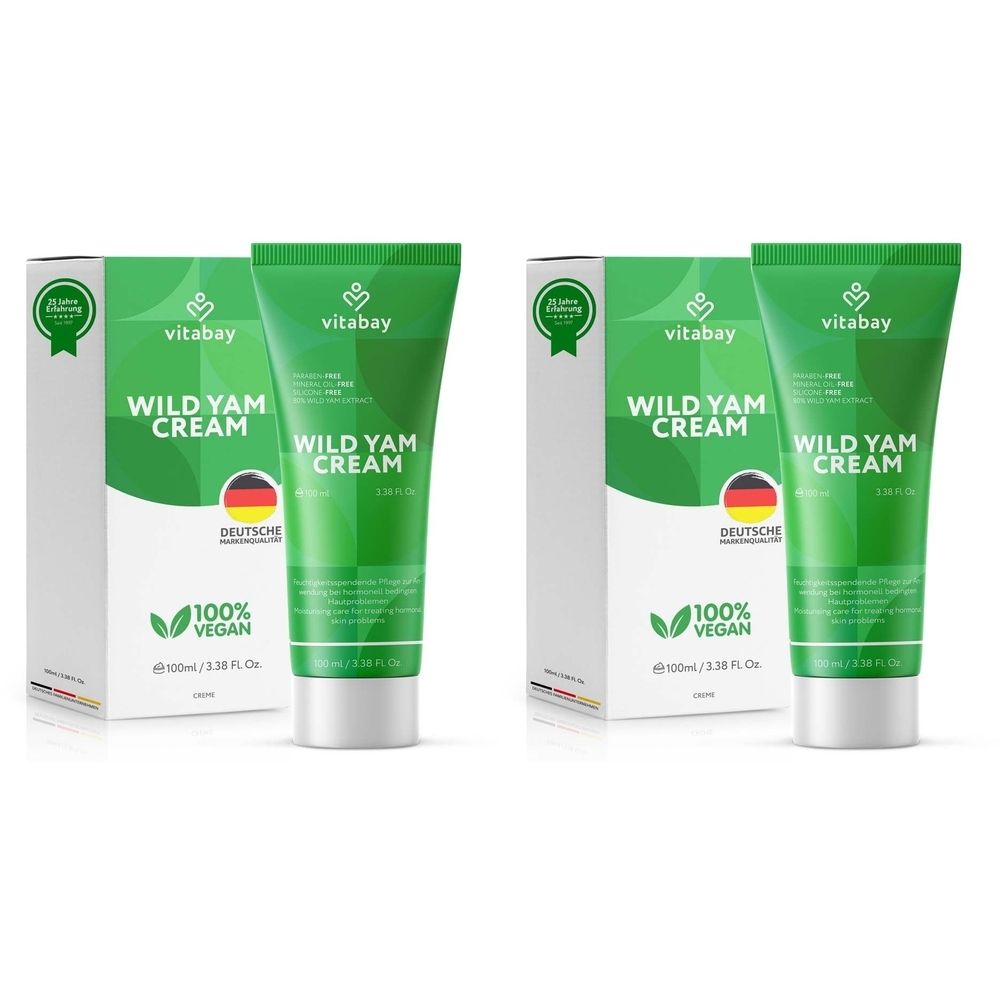 Wild Yams Creme 100Ml x2 2x100 ml