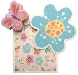 IH Casa Decor 3Pc Cleaning Set Dish Cloth & Sponge Spring Bloom - Set of 6