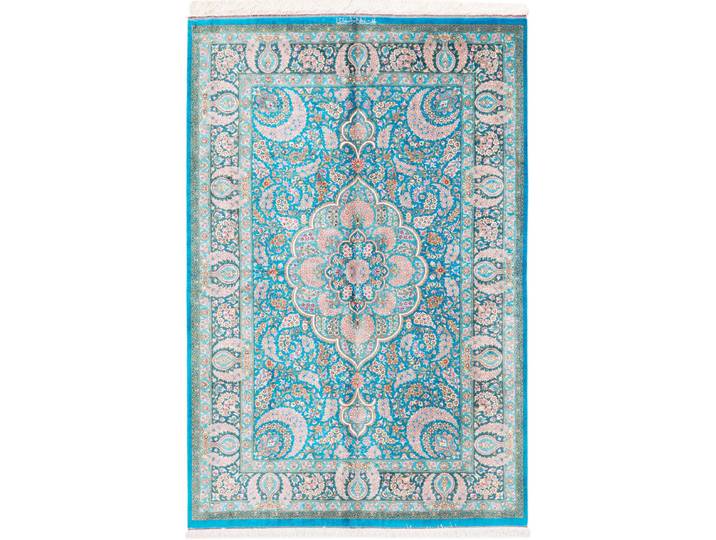 Ghom Seide Signiert Shirazi Teppich 130x194 Handgeknüpft Orientteppich Perserteppich Seide