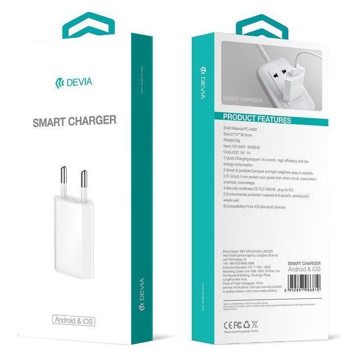 Devia Smart Charger EU,10.5W) (10.50 W) (DEVIA)