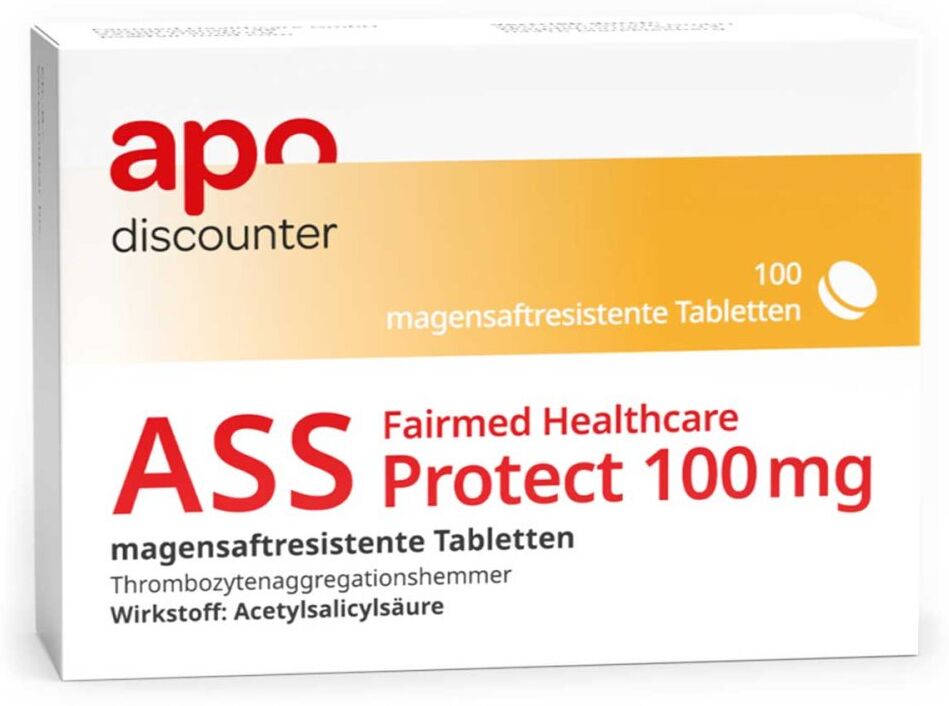 ASS 100 mg Protect, magensaftresistent von apodiscounter 100stk