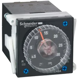 Schneider Electric RE48AML12MW Zeitrelais 4 Funktionen, 0,02 s-300 h, 2 W, 24-240VAC/DC, Format 48x48