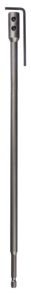 Bosch Verlängerung 1/4-Zoll, Sechskantschaft für Flachfräsbohrer Self Cut Speed, 305mm 2608595423