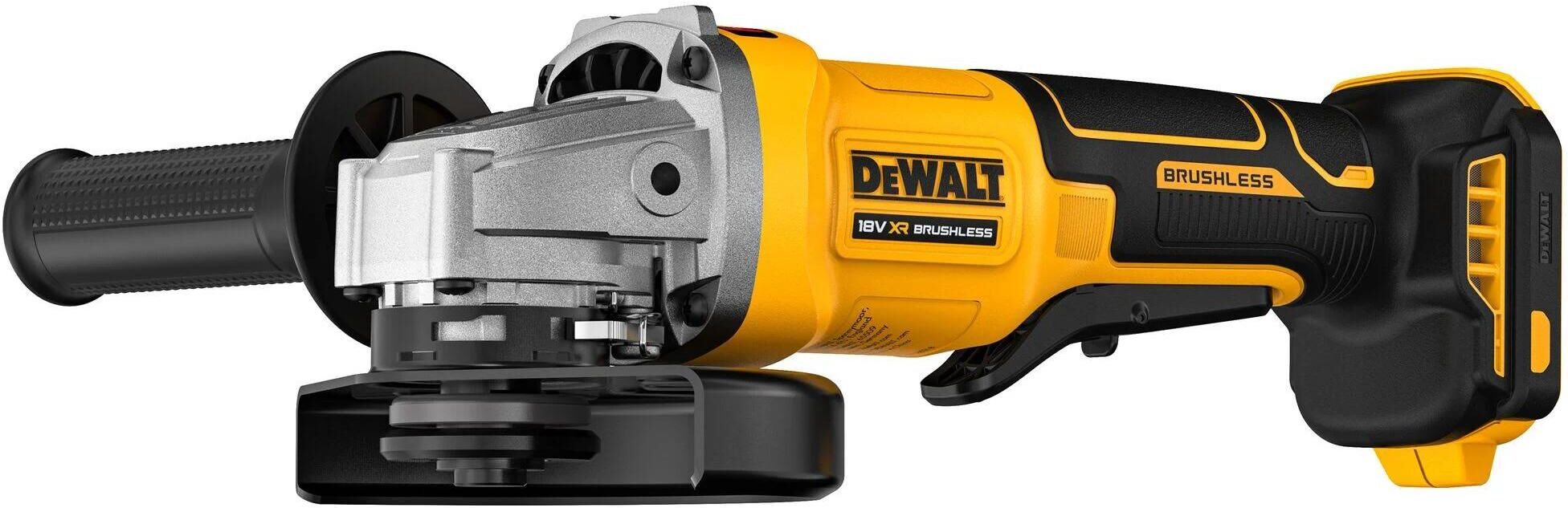 Winkelschleifer DEWALT "18 V DCG408NT-XJ Ohne Akku", gelb, Schleifmaschinen, Winkelschleifer gelb Einheitsgröße