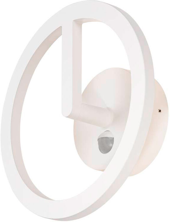 Slv Q-Ring, Wandleuchte, Sensor, 3000k, Ip54, Weiß - Wand- Und Deckenleuchten