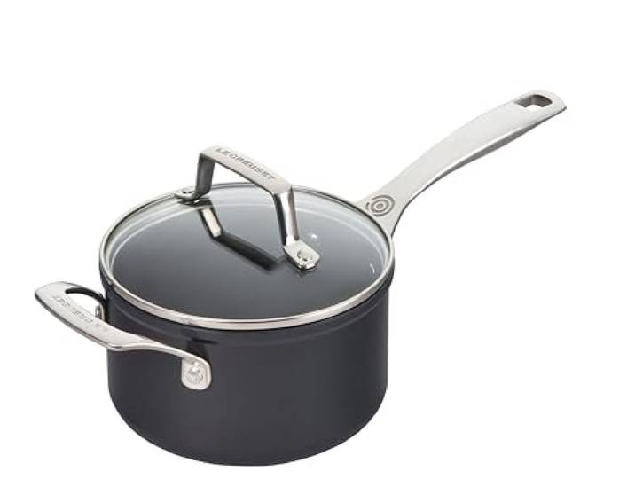 Le Creuset Essential Antihaft-Keramik-Kochtopf mit Glasdeckel, 2 qt. ​
