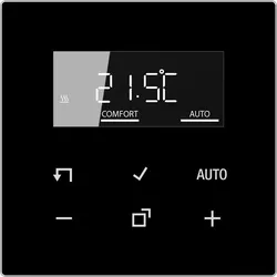 Jung LS1790DSW LB-Management Raumthermostat-Display, Serie LS, schwarz LS 1790 D SW