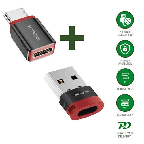 4Smarts USB 2.0 Adapter [1x USB-C - 1x USB, USB-C]
