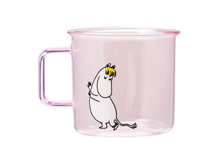 Muurla Tasse en verre Snorkmaiden 35 cl Rose