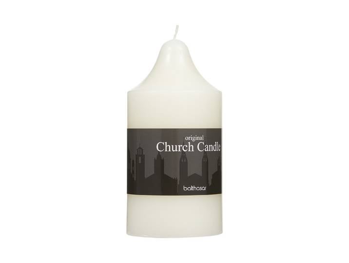Church Candle creme 7.5x15cm