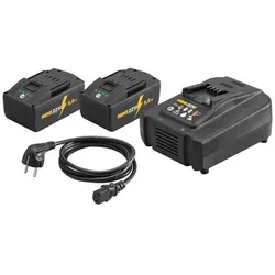 Power-Pack 22V,5,0Ah/230V,300W2xAkku + Ladegerät, im Karton