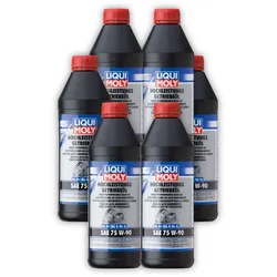 6x Getriebeöl LIQUI MOLY 4434 Hochleistung GL4+ 75W-90 Vollsynthetisch Öl 1 Liter