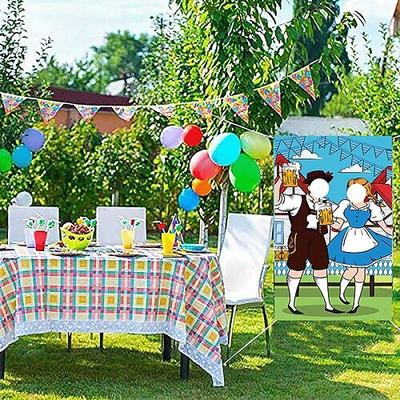 Oktoberfest-Partydekorationen, Oktoberfest-Fototürbanner, Hintergrund-Requisiten, großes Stoff-Fototürbanner für Oktoberfest-Partydekorationen, lustiges Oktoberfest-Spielzubehör, 1,80 x 0,90 m
