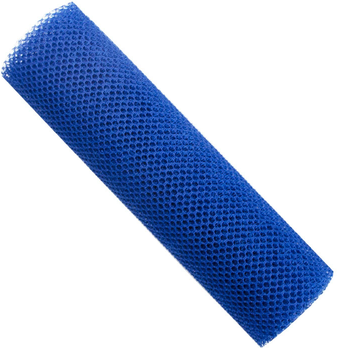 Multisell Products Hub Double Side Mesh Bath Loofah, African Exfoliating Scrub Towel For Smooth Skin Back Shower blue