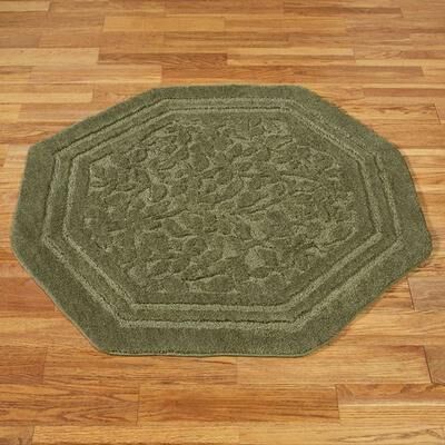 Touch of Class "Westbury Octagon Rug, 5'8"" Octagon, Sage"