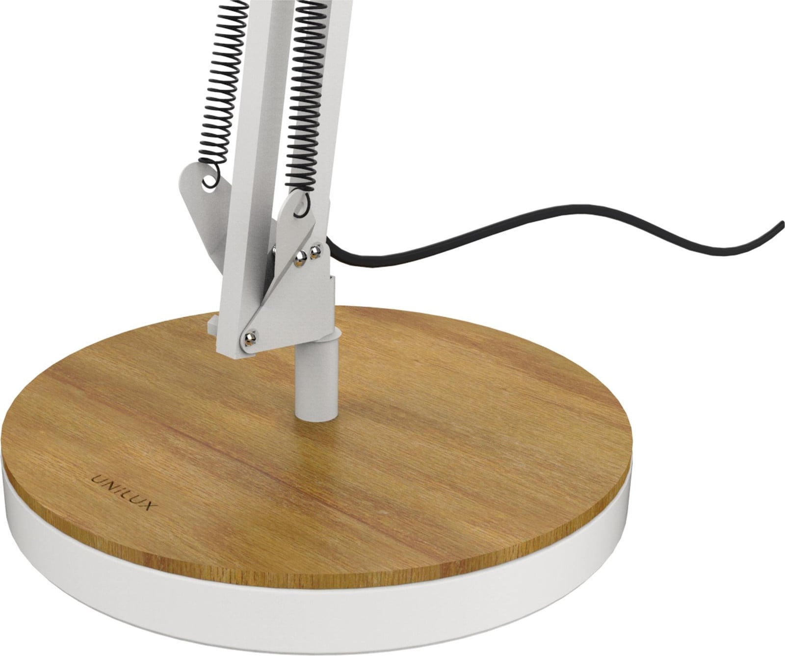 Unilux LED-tafellamp Baya Bamboo wit-bamboe