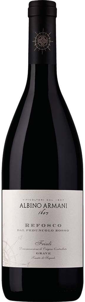 Giorgio Armani Refosco dal Peduncolo Rosso Friuli Grave DOC 2023 Albino Armani