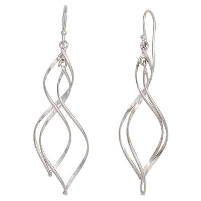 Paar Ohrhänger JOBO, silber (silber 925), Ohrringe, Damen, Silber 925 (Sterlingsilber), 925 Silber