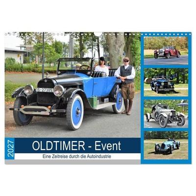 OLDTIMER-Event (Wandkalender 2027 DIN A3 quer), CALVENDO Monatskalender