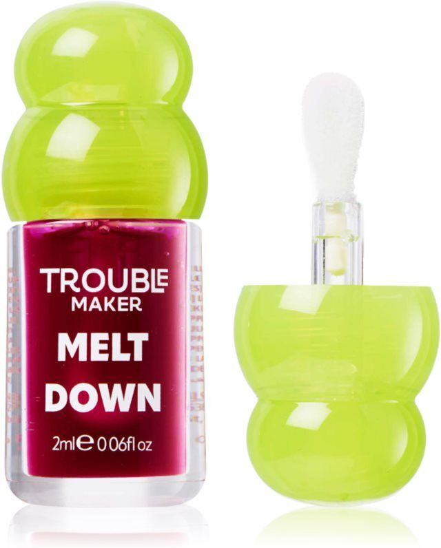 Trouble Maker Melt Down Lip Oil Lip Oil shade Tipping Point Purple 3 ml