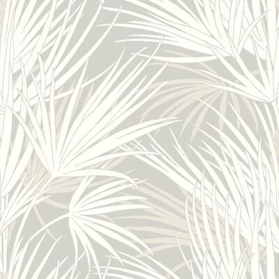 Inspired by Color Palmetto Grey Wallpaper