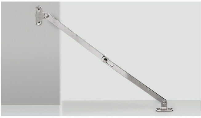 Hettich MB support d'abattant Abattant H 205 KH 13233 nickelé, gauche/droite (13233)