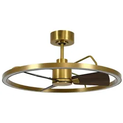 Beacon Lighting Deckenventilator Cessna Metall Gold Messing