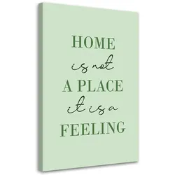 WANDBILD beschriftung home